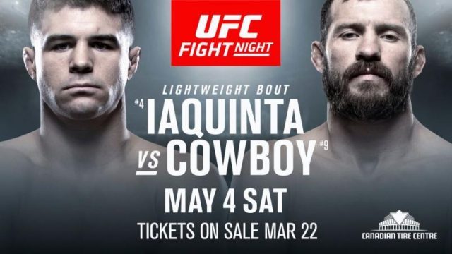 Watch UFC Fight Night 151: Iaquinta vs. Cowboy 05/4/2019 PPV Full Show Online Free