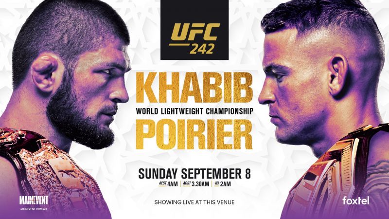 Watch UFC 242: Khabib vs. Poirier 09/7/2019 PPV Full Show Online Free